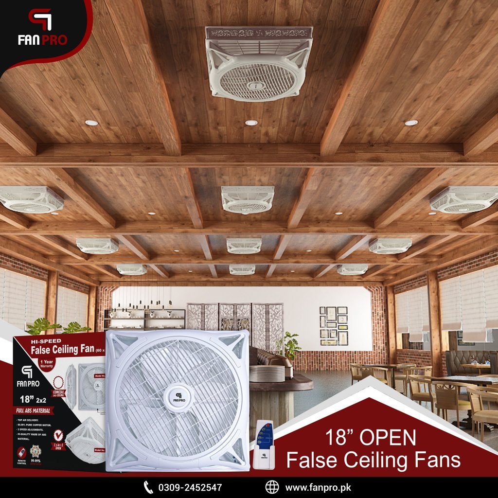 FanPro 18 inch False Ceiling Fan